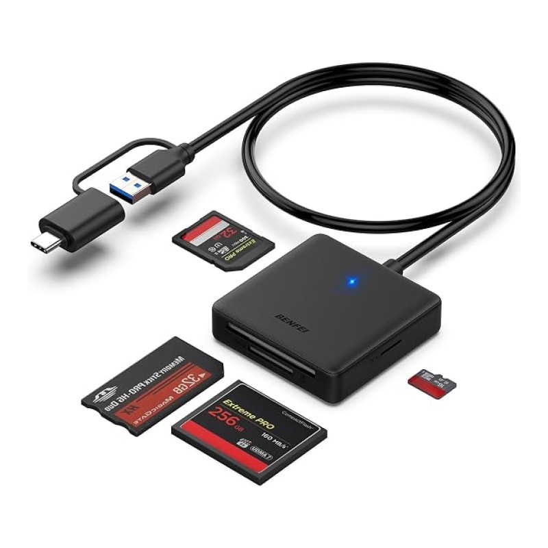 قارئ كروت ميموري متعدد 4 في 1 High Speed Multi Card Reader