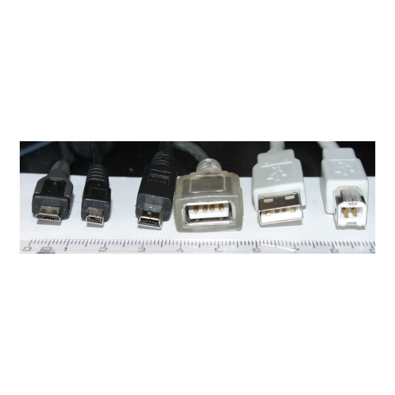 كابل ميني يو اس بي Mini-USB 5-Pin Cable V3 1.5M للأجهزة والكاميرات