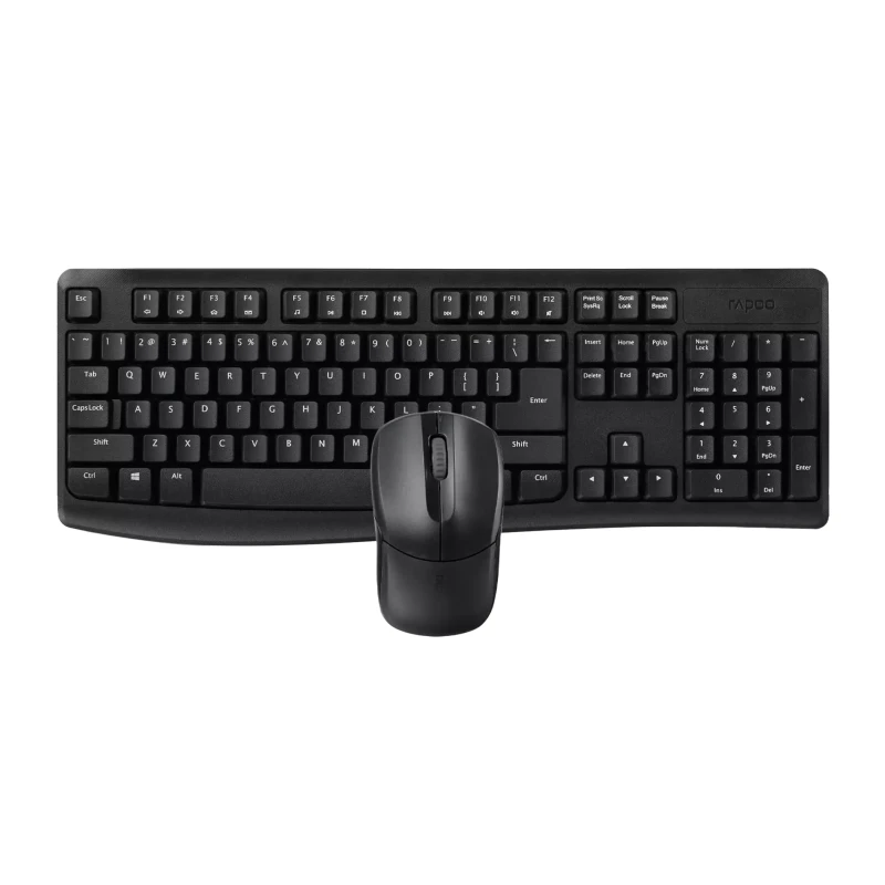 طقم كيبورد وماوس لاسلكي رابو Rapoo X1800 Pro Wireless Keyboard & Mouse Combo