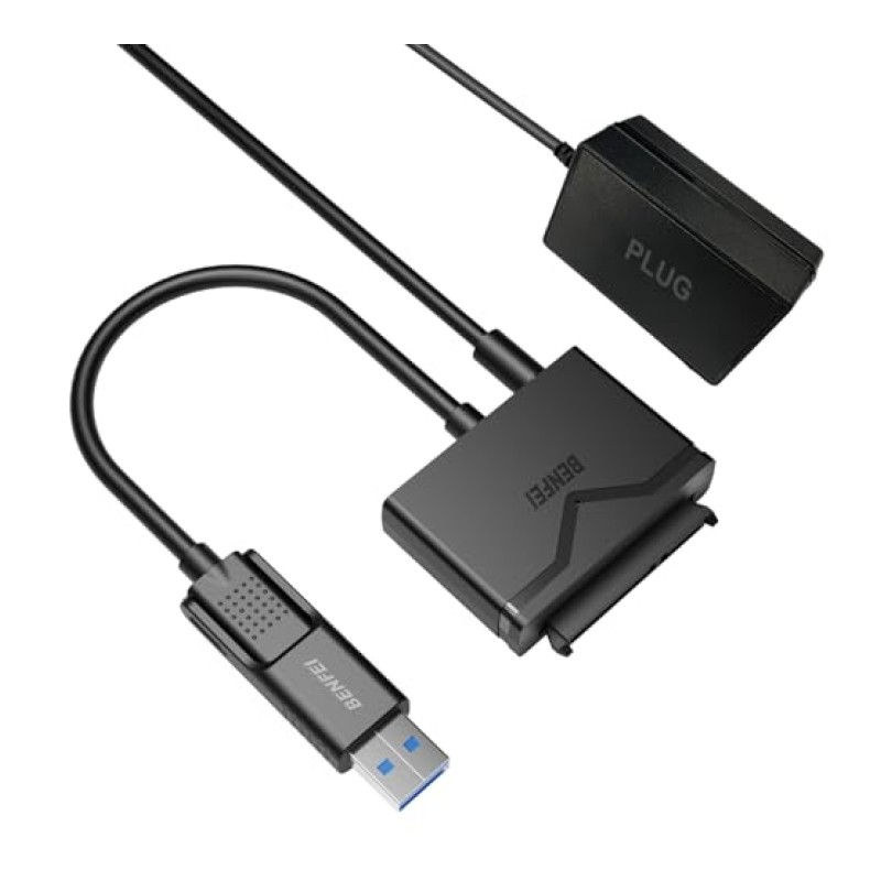 وصلة تحويل هارد ساتا إلى يو اس بي USB 2.0 to SATA 2.5 Adapter Cable