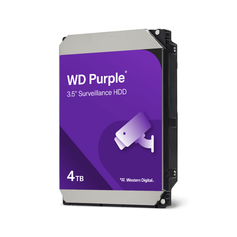 هارد ديسك ويسترن ديجيتال بنفسجي WD Purple 4TB Surveillance HDD